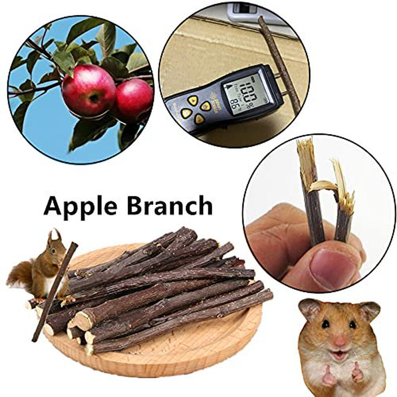 GREMBEB Bunny Chew Stick Rabbit Toy Treat 140G 4 in 1 Molar Stuff 100% Organic Natural Snack,Apple Branch,Sweet Bamboo,Timothy Hay,Alfalfa Food Clean Teeth Hamster Chinchilla Parrot Gerbil Squirrel Animals & Pet Supplies > Pet Supplies > Small Animal Supplies > Small Animal Treats GREMBEB