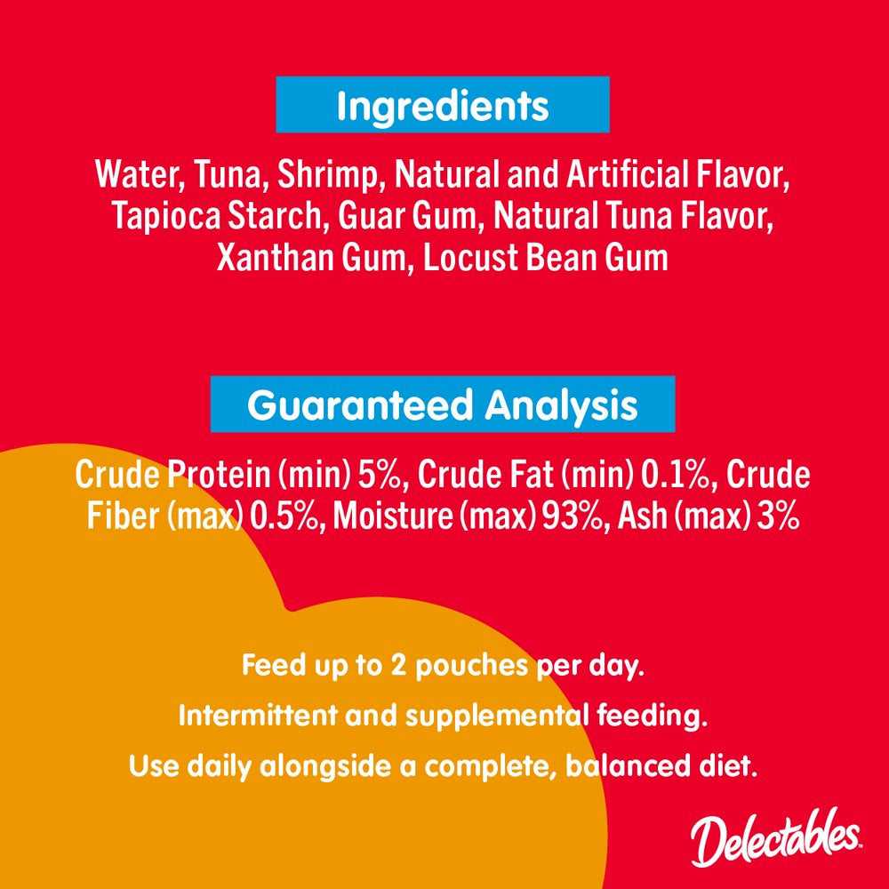 Hartz Delectables Stew Lickable Wet Cat Treats - Tuna & Shrimp, 1.4Oz, One Pouch Animals & Pet Supplies > Pet Supplies > Cat Supplies > Cat Treats Hartz Mountain Corp