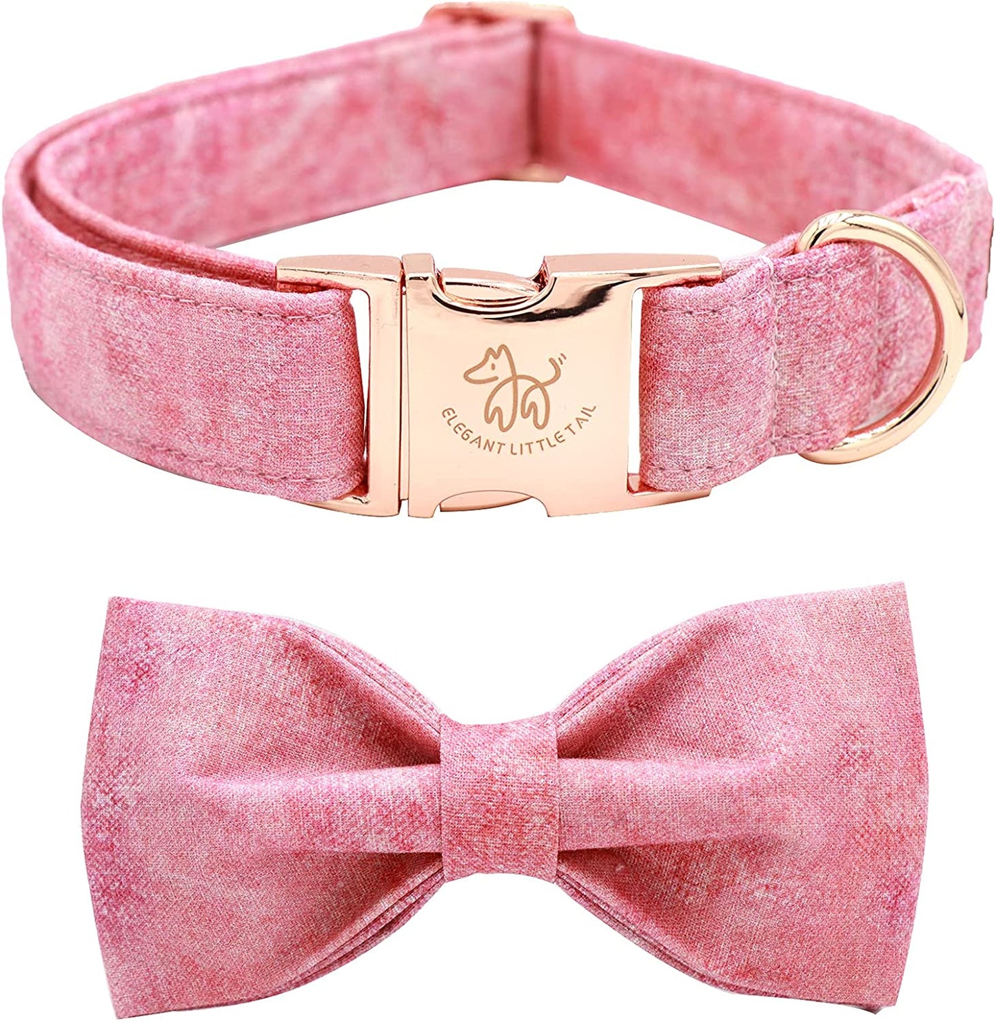 Elegant Little Tail Sunflower Print Dog Collar, Girl Dog Collar with Bow Adjustable Soft Bow Tie Dog Collars for Medium Dogs Animals & Pet Supplies > Pet Supplies > Dog Supplies > Dog Apparel Elegant little tail A: Pink X-Small (Pack of 1)