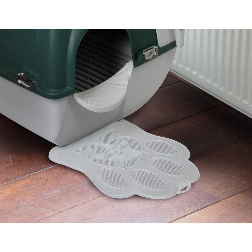 Omega Paw Roll'N Clean Self-Cleaning Litter Box & Paw Cleaning Mat for Cats Animals & Pet Supplies > Pet Supplies > Cat Supplies > Cat Litter Box Mats Omega Paw