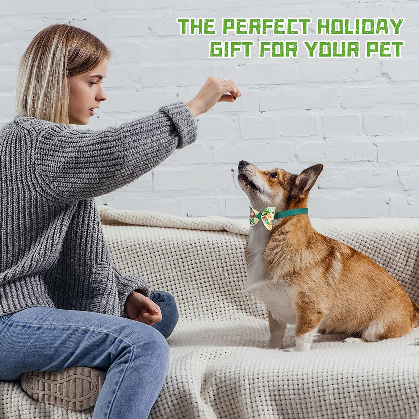 80 Pieces St. Patrick'S Day Dog Bow Ties and Easter Dog Ties Sets with Adjustable Easter Bowtie Necktie Collars Shamrock Egg Rabbit Pattern Bows Dog Grooming Accessories for Small Middle Dogs Animals & Pet Supplies > Pet Supplies > Dog Supplies > Dog Apparel Reginary