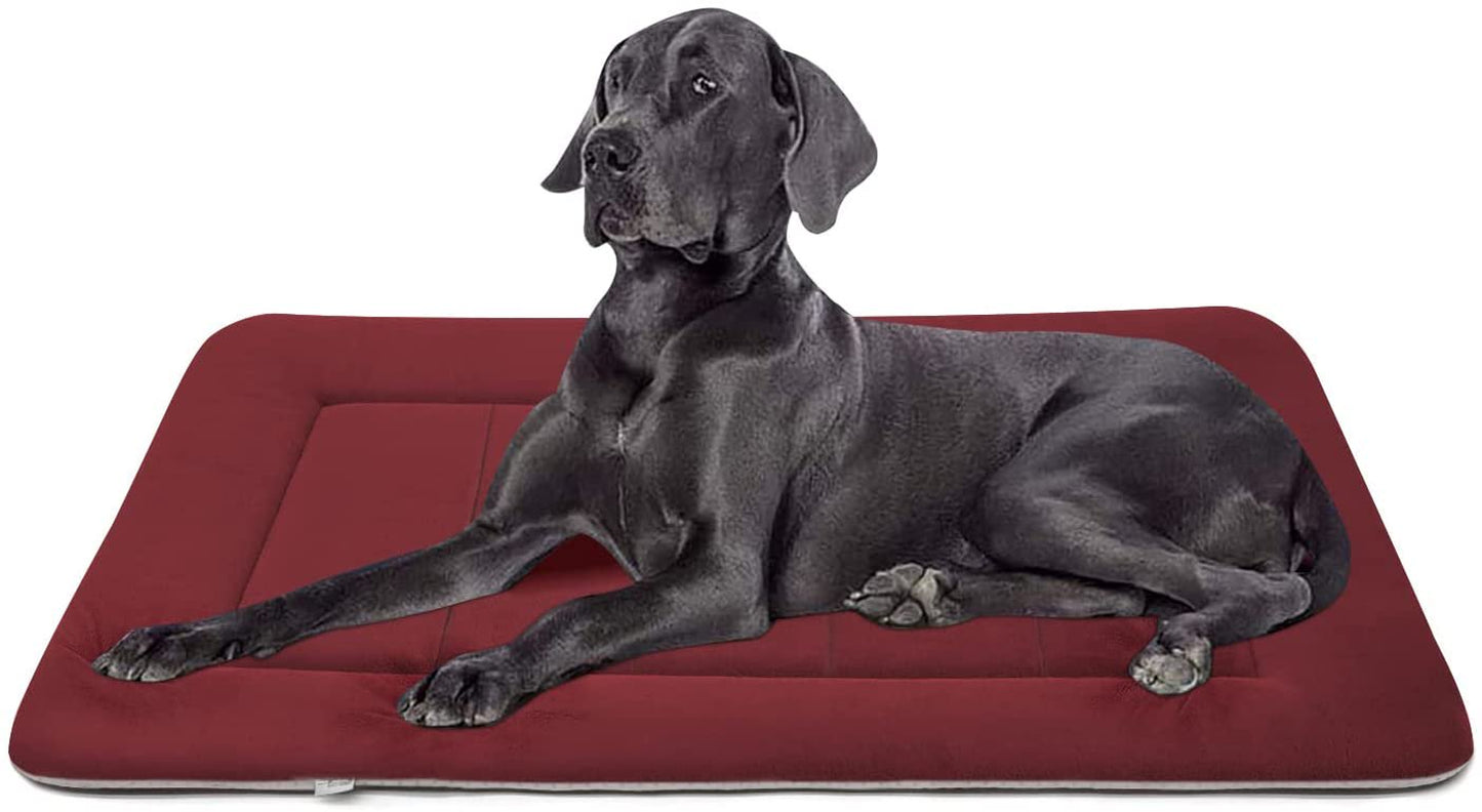 Hero Dog 35" Dog Bed Crate Pad Mat, Washable, anti Slip Cushion, Large (Blue Grey) Animals & Pet Supplies > Pet Supplies > Cat Supplies > Cat Beds Hero Dog Large 42"x28" Burgundy