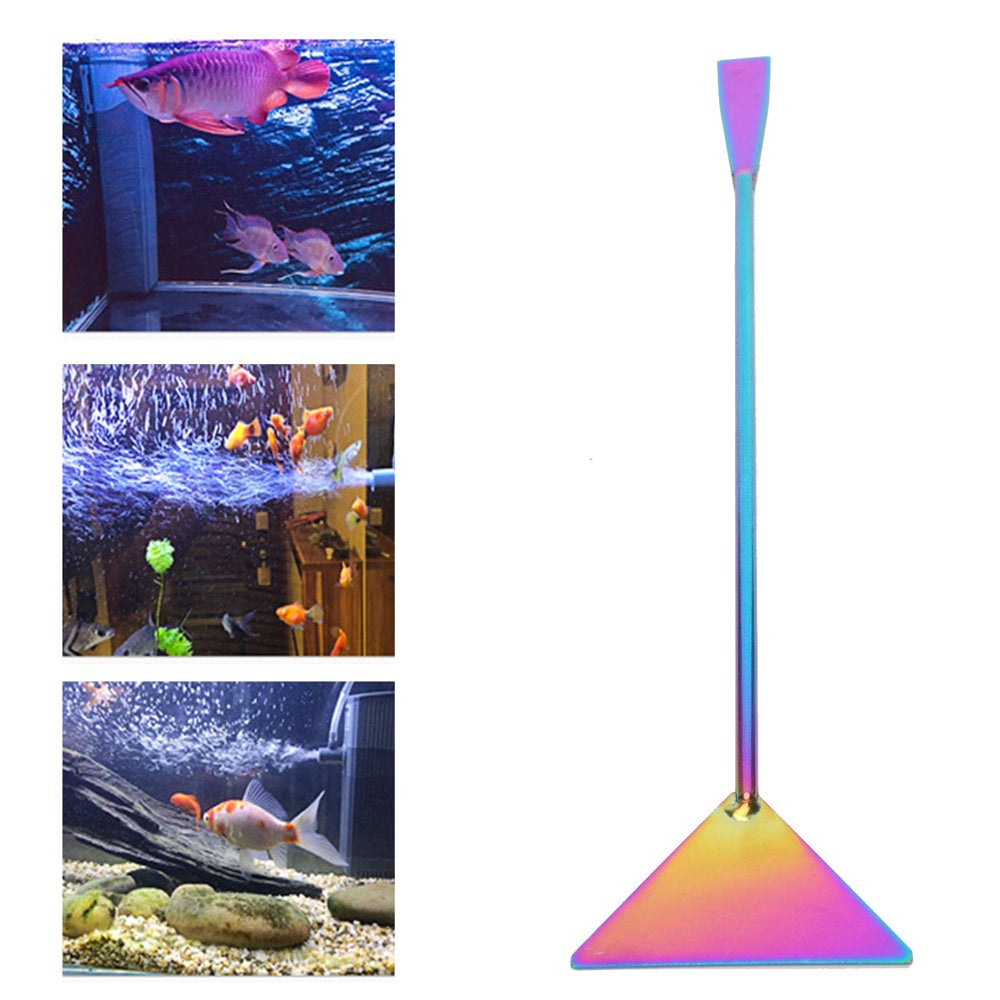 Spptty 32Cm Aquarium Long Sand Spatula Stainless Steel Fish Sand Soil Substrate Flattener,Fish Sand Flattener,Aquarium Sand Soil Substrate Flattener Animals & Pet Supplies > Pet Supplies > Fish Supplies > Aquarium Gravel & Substrates Spptty