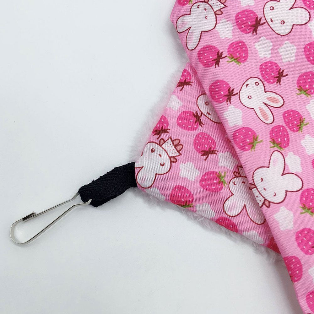 D-GROEE 2 Layer Hamster Hammock Small Pets Cotton Nest Rat Habitat Cage Hanging Squirrel Sleeping Bag for Hedgehog Guinea Pig Totoro Sugar Gliders Bed House Animals & Pet Supplies > Pet Supplies > Small Animal Supplies > Small Animal Habitats & Cages D-GROEE