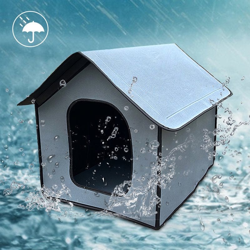 ABIDE EVA Pet House Outdoor Cat and Dog House Foldable Pet Hut Kennel Waterproof Animals & Pet Supplies > Pet Supplies > Dog Supplies > Dog Houses ABIDE