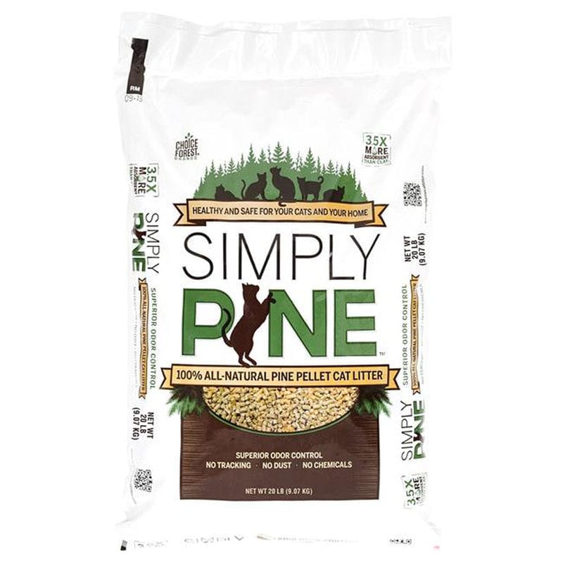 Absor 20 Lbs Simply Pine Natural Cat Litter Animals & Pet Supplies > Pet Supplies > Cat Supplies > Cat Litter Riddell Inc.
