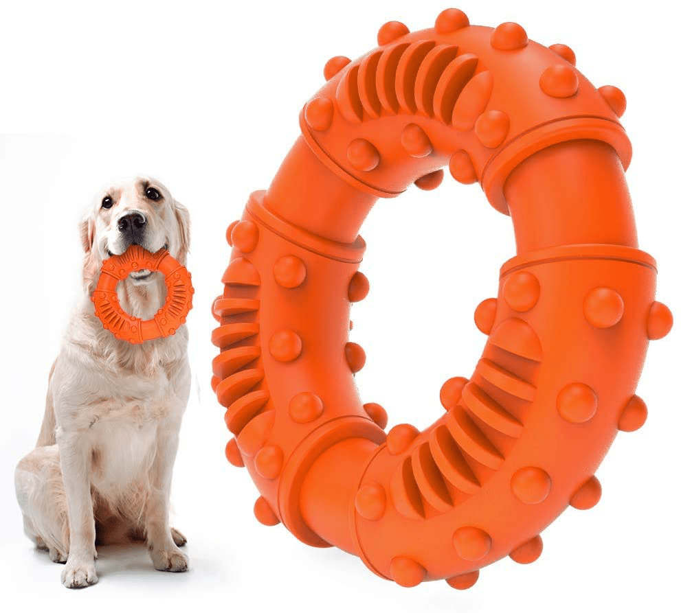 ABTOR Ultra Durable Dog Chew Toys - Toughest Natural Rubber - Texture – KOL  PET