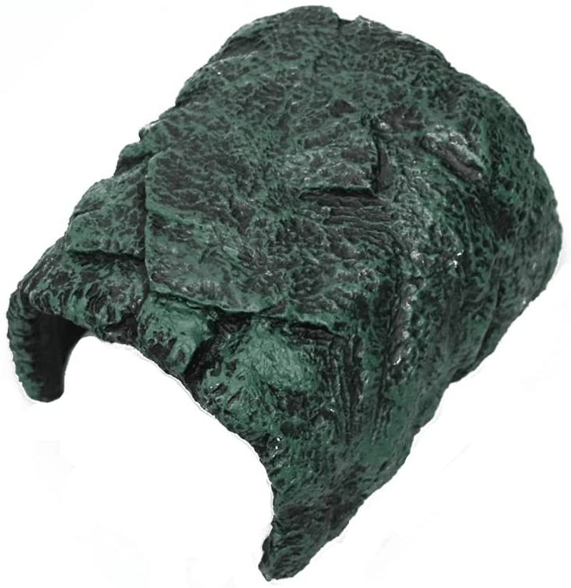 Abustle Pig Reptile Rock Hideout Reptile Rock Hide Cave, Aquarium Habitat Décor Rock Tortoise Hideout for Reptiles, Small Lizards, Turtles,Bearded Dragon Tortoise, Amphibians, Fish Animals & Pet Supplies > Pet Supplies > Reptile & Amphibian Supplies > Reptile & Amphibian Habitats Abustle pig