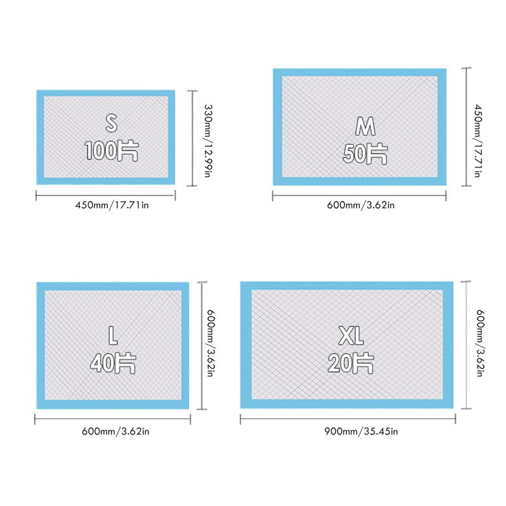 Dog and Cat Diapers Super Absorbent for Dog and Cat Training Urine Pads Animals & Pet Supplies > Pet Supplies > Dog Supplies > Dog Diaper Pads & Liners DMM