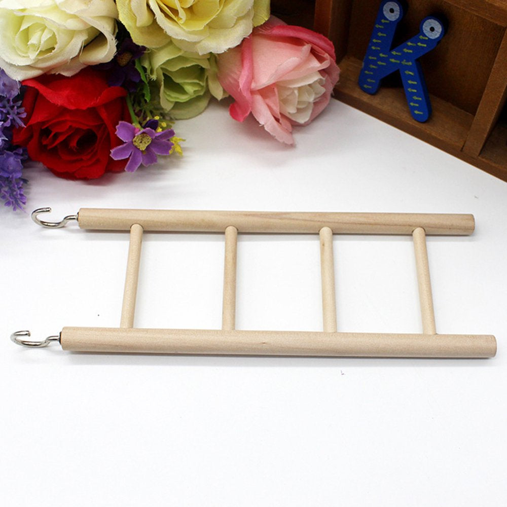 Eyyvre Clearance Sale - Bird Toys Wooden Ladders Rocking Scratcher Perch Climbing 3/4/5/6/7/8 Stairs Hamsters Bird Cage Parrot Pet Toys Supplies Animals & Pet Supplies > Pet Supplies > Bird Supplies > Bird Ladders & Perches Eyyvre