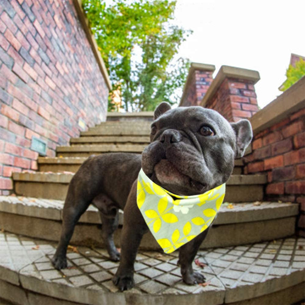 Dog Bandanas – 3 Pcs Washable and Reversible Triangle Bibs Scarfs, Multi Coloured Neckerchief Kerchief for Small&Medium&Large Pet Dogs Cats Animals & Pet Supplies > Pet Supplies > Dog Supplies > Dog Apparel CAROLLIFE