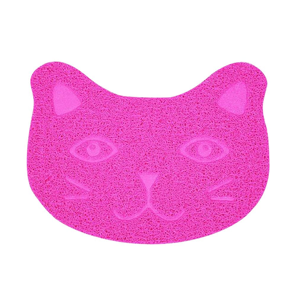 Accessories in Pets Dogs Kitty Cat Small Rug Mat Mat Control Indoor Mess Litter Scatter Kitty Boxes Carpet to Litter Mat and Washable Litter Pet for Pet Supplies Animals & Pet Supplies > Pet Supplies > Cat Supplies > Cat Litter Box Mats Pets Accessory One Size Hot Pink