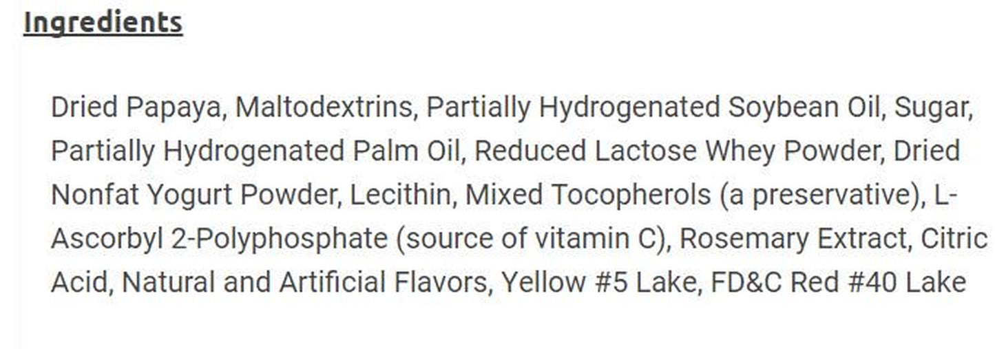 Kaytee Fiesta Mango Flavored Yogurt Dipped Papaya Bird Treats, 2.5-Oz Bag Animals & Pet Supplies > Pet Supplies > Bird Supplies > Bird Treats Kaytee