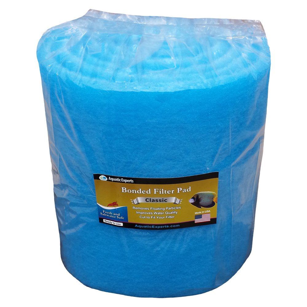 Aquatic Experts - Classicblue Aquarium Filter Media Roll, Freshwater and Saltwater Filter Media Roll - 12'' X 72'' X 0.75'' Animals & Pet Supplies > Pet Supplies > Fish Supplies > Aquarium Filters Aquatic Experts 12" x 12' x 0.75"