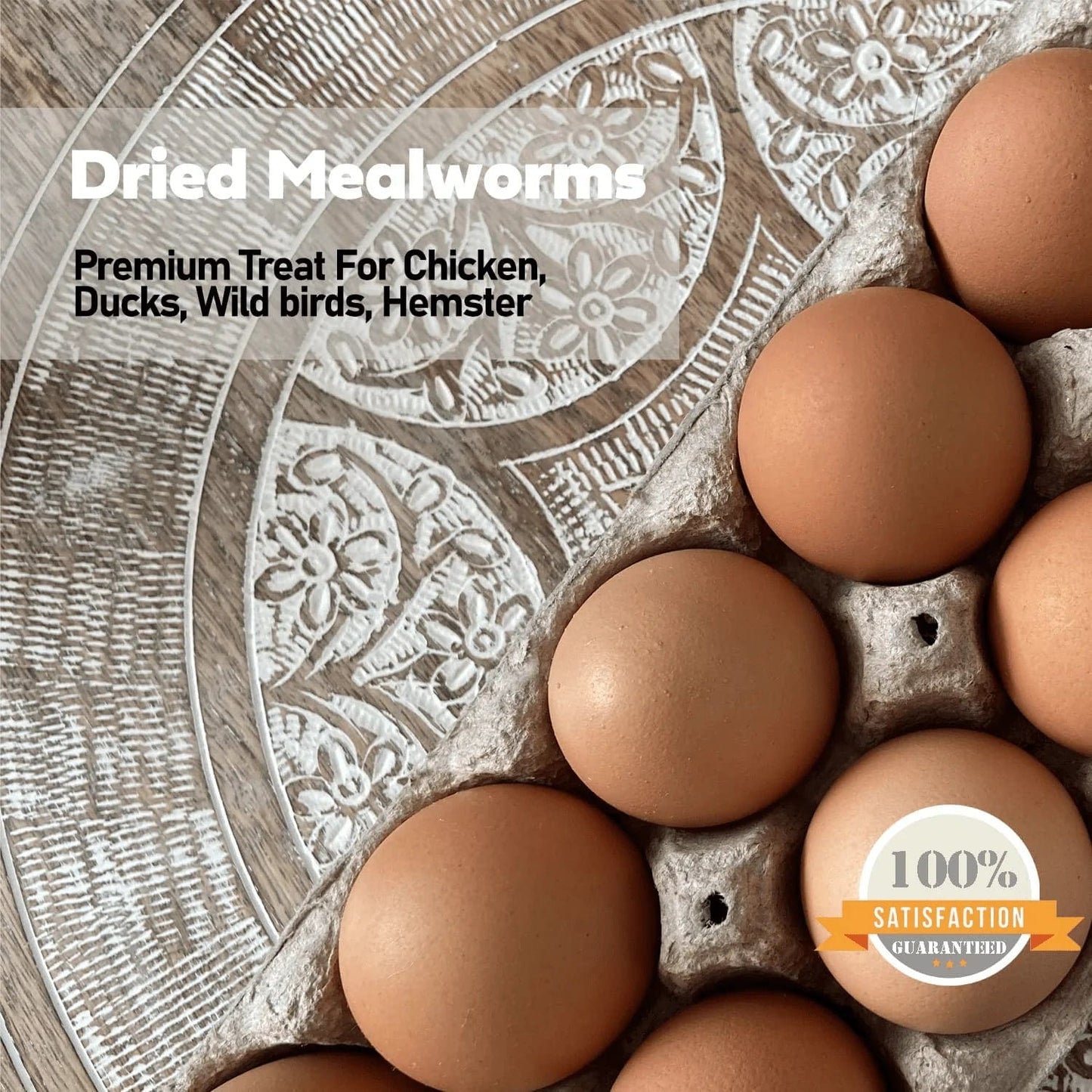 Adaman Dried Mealworms -5 LBS- 100% Natural Non GMO High Protein Mealworms - Bulk Mealworms for Wild Birds, Chicken Treats, Hamster Food, Gecko Food, Turtle Food, Lizard Food Animals & Pet Supplies > Pet Supplies > Bird Supplies > Bird Food Adaman