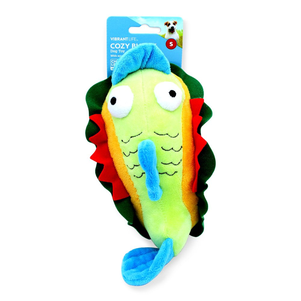 Vibrant Life Fish Taco Plush Dog Toy Animals & Pet Supplies > Pet Supplies > Dog Supplies > Dog Toys Vibrant Life