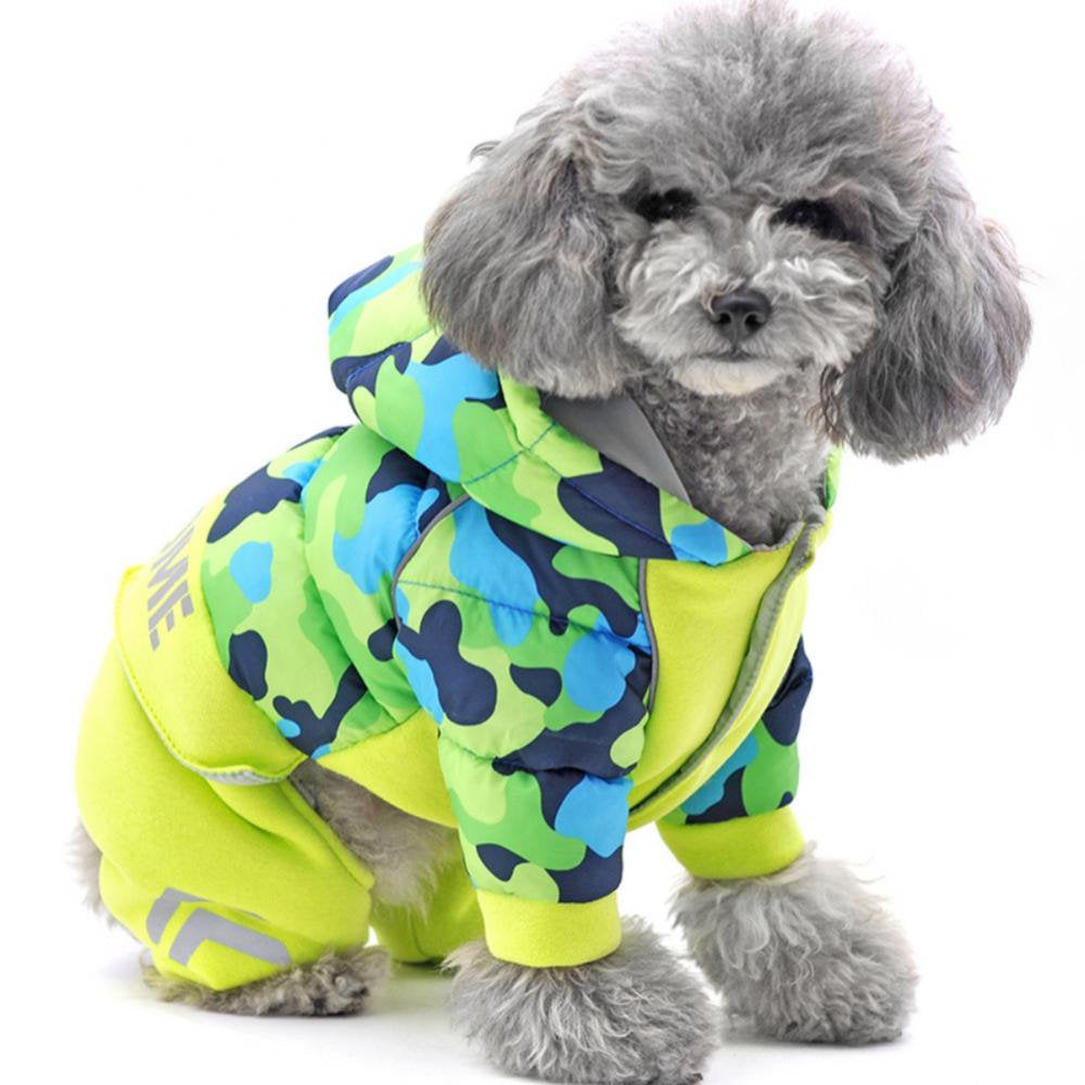Waterproof Dog Coat for Large Dog Winter Cold Weather, Warm Dog Jakcet,Small Dog Jumpsuit Apparel Clothes,Full Belly Covered Animals & Pet Supplies > Pet Supplies > Dog Supplies > Dog Apparel Morefun 2XL Green