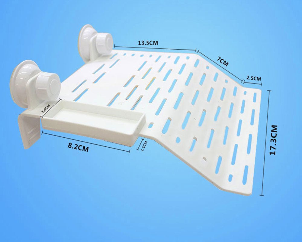Aquarium Tortoise Platform Turtle Dock Reptile Habitat Floating Island Dock Acrylic Turtle Resting Terrace with Suction Cup for Reptiles and Amphibians Animals & Pet Supplies > Pet Supplies > Small Animal Supplies > Small Animal Habitat Accessories Saikoo