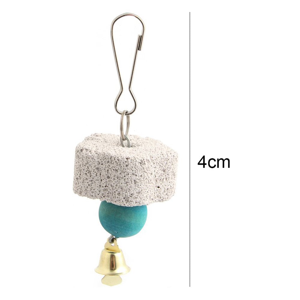 Walbest Birds Parrot Parakeet Grinding Mineral Bell Stone Molar Cage Hanging Chewing Toy (Random Color) Animals & Pet Supplies > Pet Supplies > Bird Supplies > Bird Toys Walbest