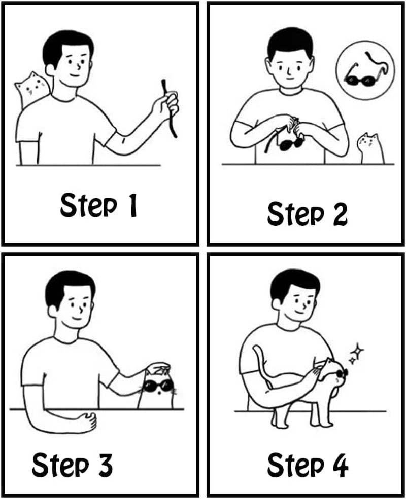 Fantasy Era 5 Piece Set round Metal Sunglasses Small Kittens Dogs Handsome Fashionable Sunglasses Props Animals & Pet Supplies > Pet Supplies > Dog Supplies > Dog Apparel Fantasy Era