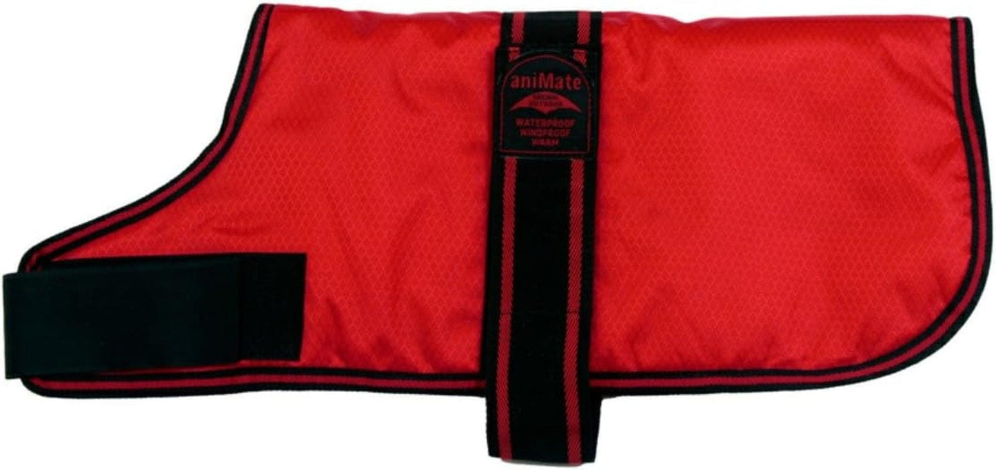 Animate Padded Dog Coat, 14-Inch, Red Animals & Pet Supplies > Pet Supplies > Dog Supplies > Dog Apparel The Animate Company Ltd red 18" - dual 1 ohm