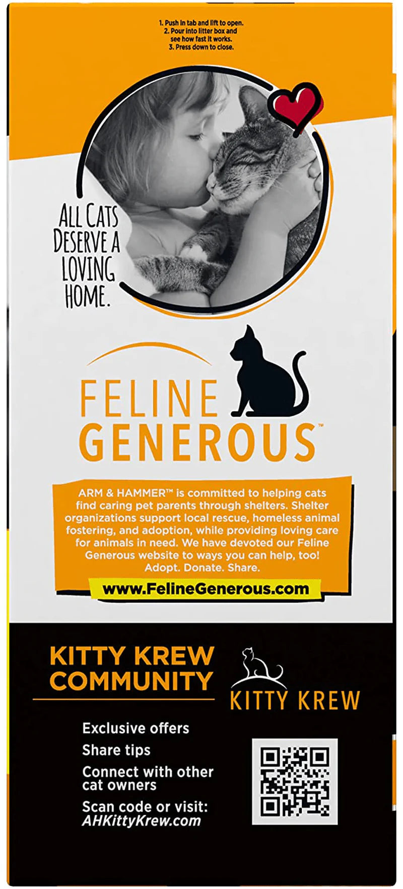 Arm & Hammer Animals & Pet Supplies > Pet Supplies > Cat Supplies > Cat Litter Arm & Hammer