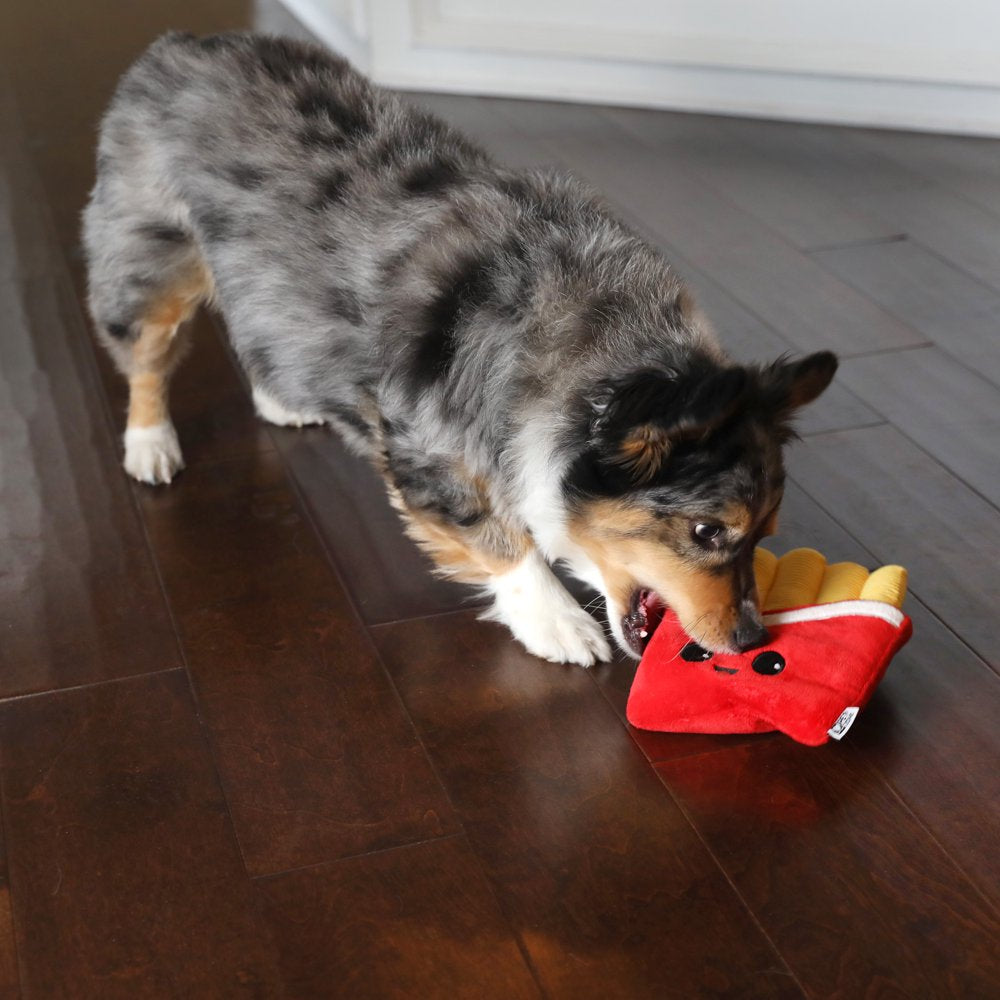 Pet Zone Frenchie Fries 2 in 1 Pocket Plush Squeaky Dog Toys for Small Dogs Animals & Pet Supplies > Pet Supplies > Dog Supplies > Dog Toys Our Pets