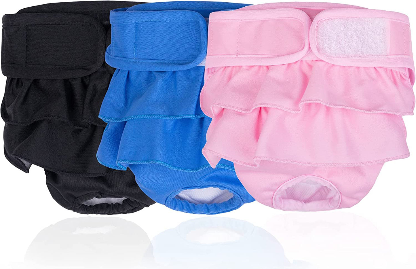 Washable Female Dog Diapers, Premium Doggie Diapers and Puppies Dogs Heat P Animals & Pet Supplies > Pet Supplies > Dog Supplies > Dog Diaper Pads & Liners Home Décor