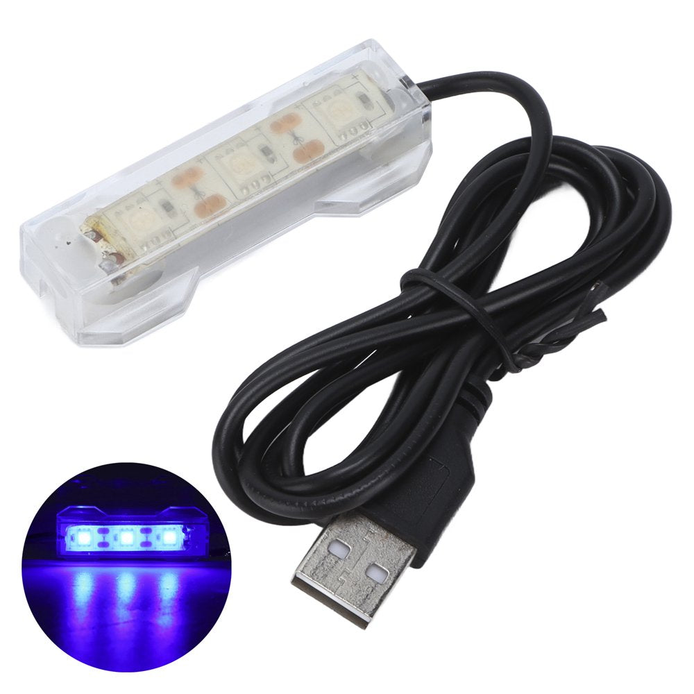 Keenso Aquarium Light USB Charging Plastic Fish Tank LED Light for Aquatic Plants Landscape, Animals & Pet Supplies > Pet Supplies > Fish Supplies > Aquarium Lighting Keenso
