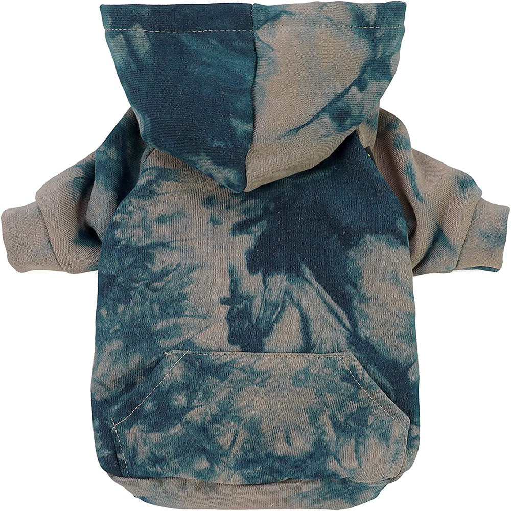 Fitwarm Tie Dye Dog Hoodie Puppy Sweatshirt Pocket Doggie Winter Clothes Sweatshirt Pet Hooded Coat Cat Jackets Apparel Medium Animals & Pet Supplies > Pet Supplies > Cat Supplies > Cat Apparel Fitwarm S
