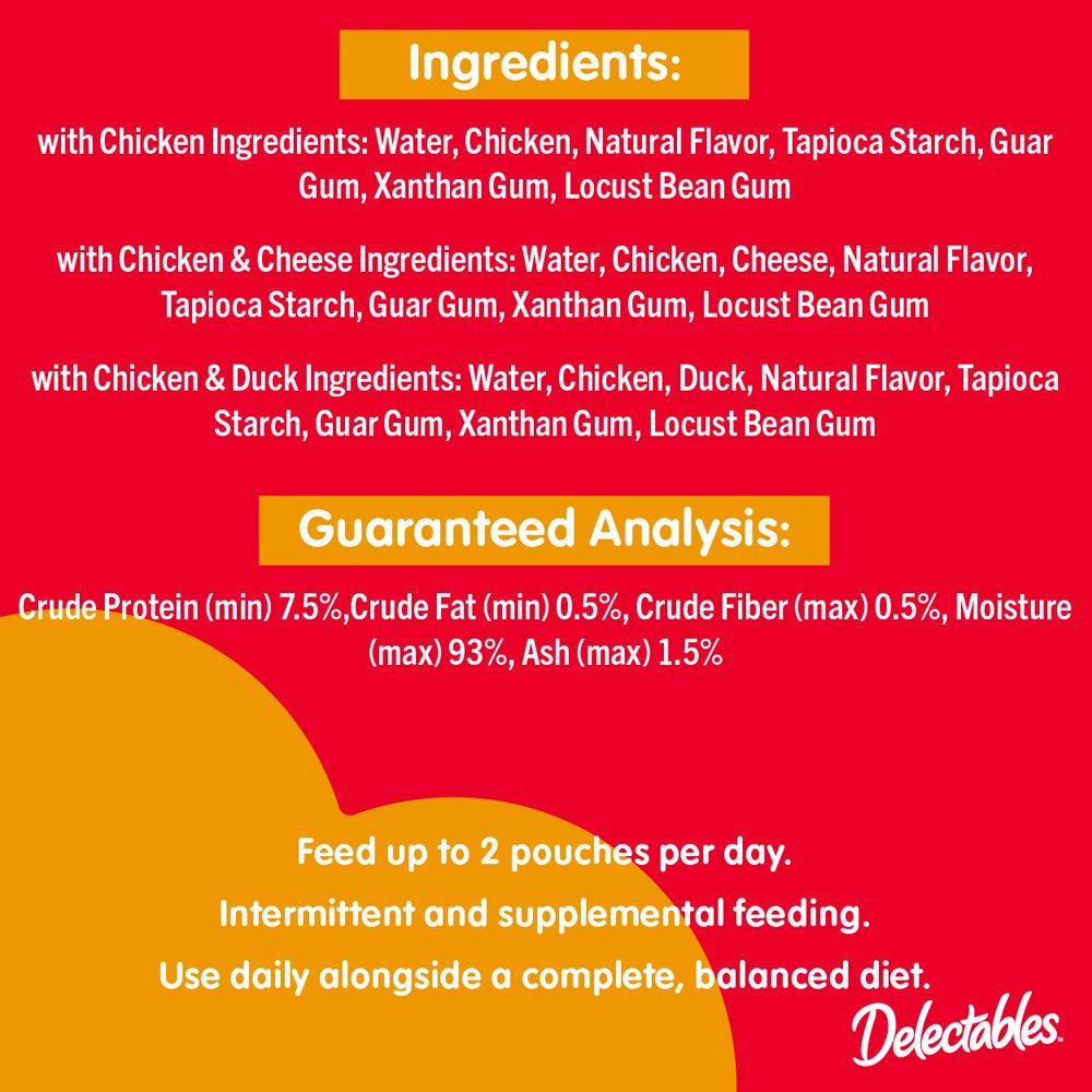 Hartz Delectables Stew Non-Seafood Lickable Wet Cat Treats Variety Pack, 12 Count Animals & Pet Supplies > Pet Supplies > Cat Supplies > Cat Treats Hartz