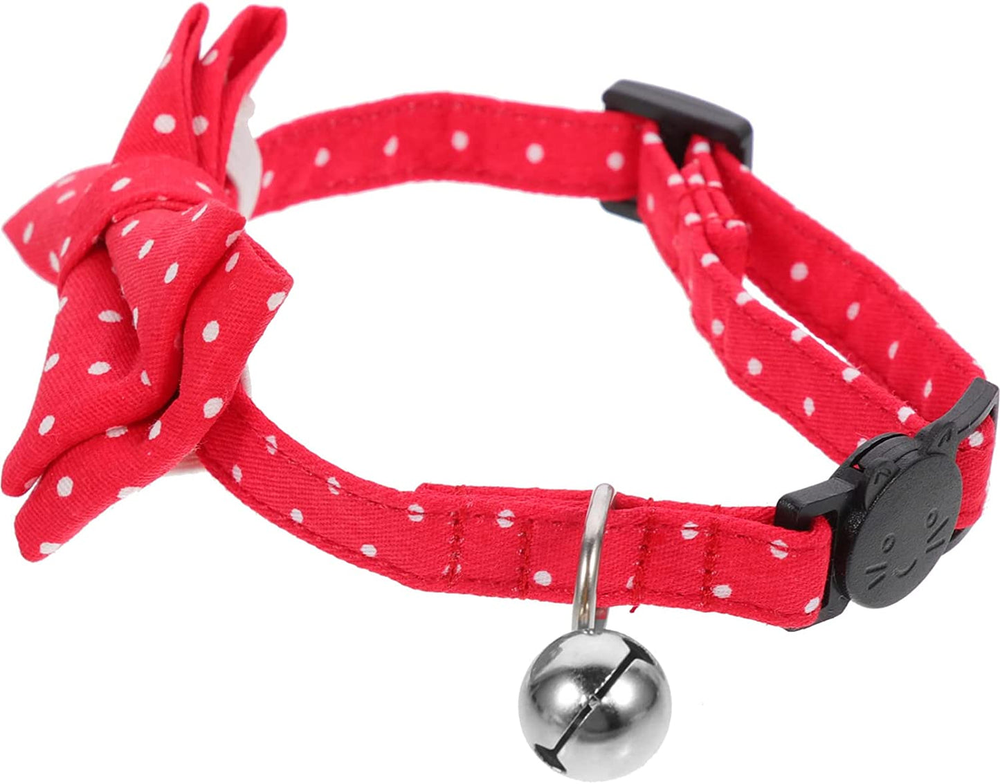 POPETPOP Dog Accessories Pet Dogs Collar Cat Neck Tie Adjustable Dog Collar Pets Bow Tie Cotton Neck Collar Bows Animals & Pet Supplies > Pet Supplies > Dog Supplies > Dog Apparel POPETPOP Red