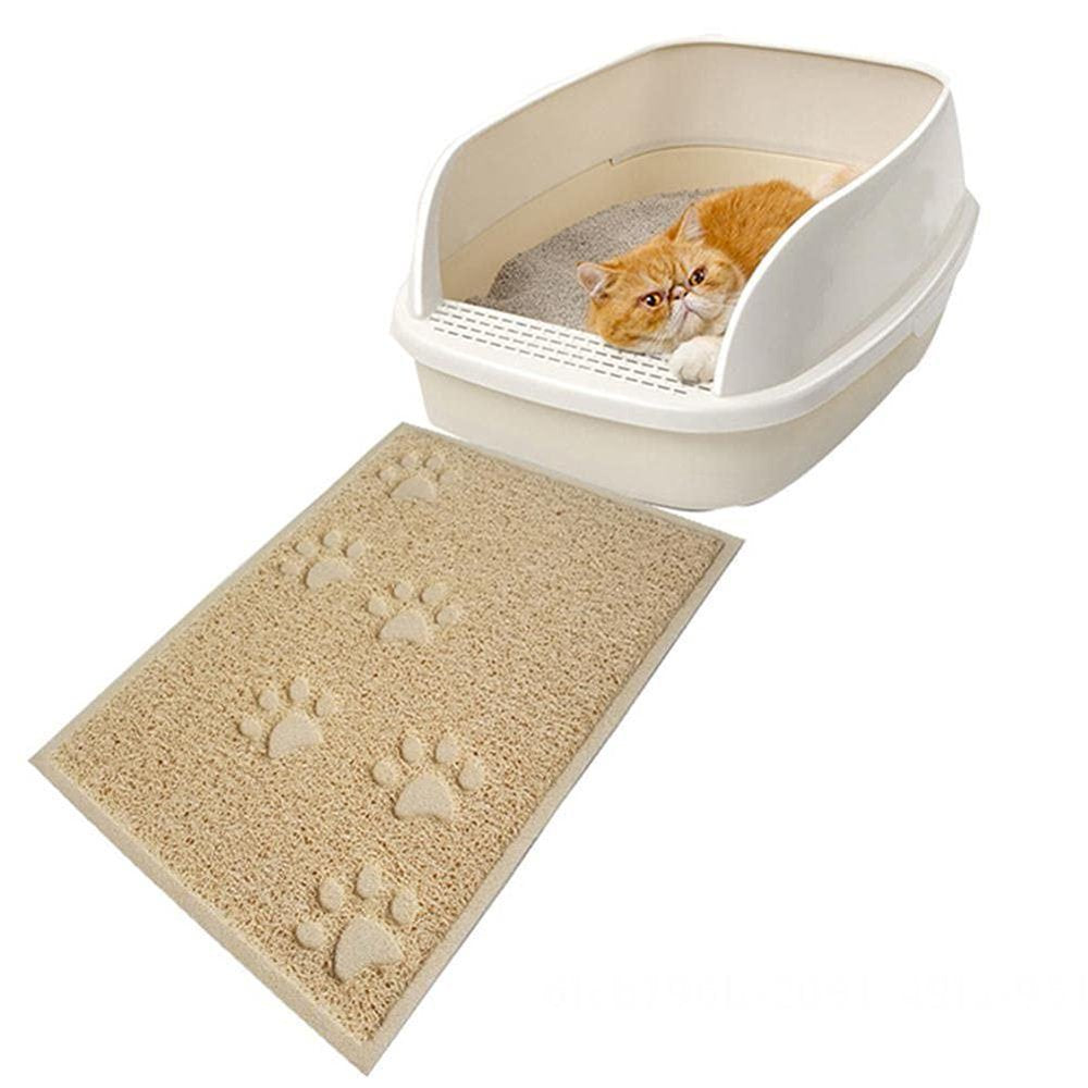 Cat Litter Mat Mat Cat Litter Litter Box Mat Rectangle Mat, Waterproof Cat Mat Accessories for Litter Box Litter Mat,30X40Cm(Blue) Animals & Pet Supplies > Pet Supplies > Cat Supplies > Cat Litter Box Mats Itemer