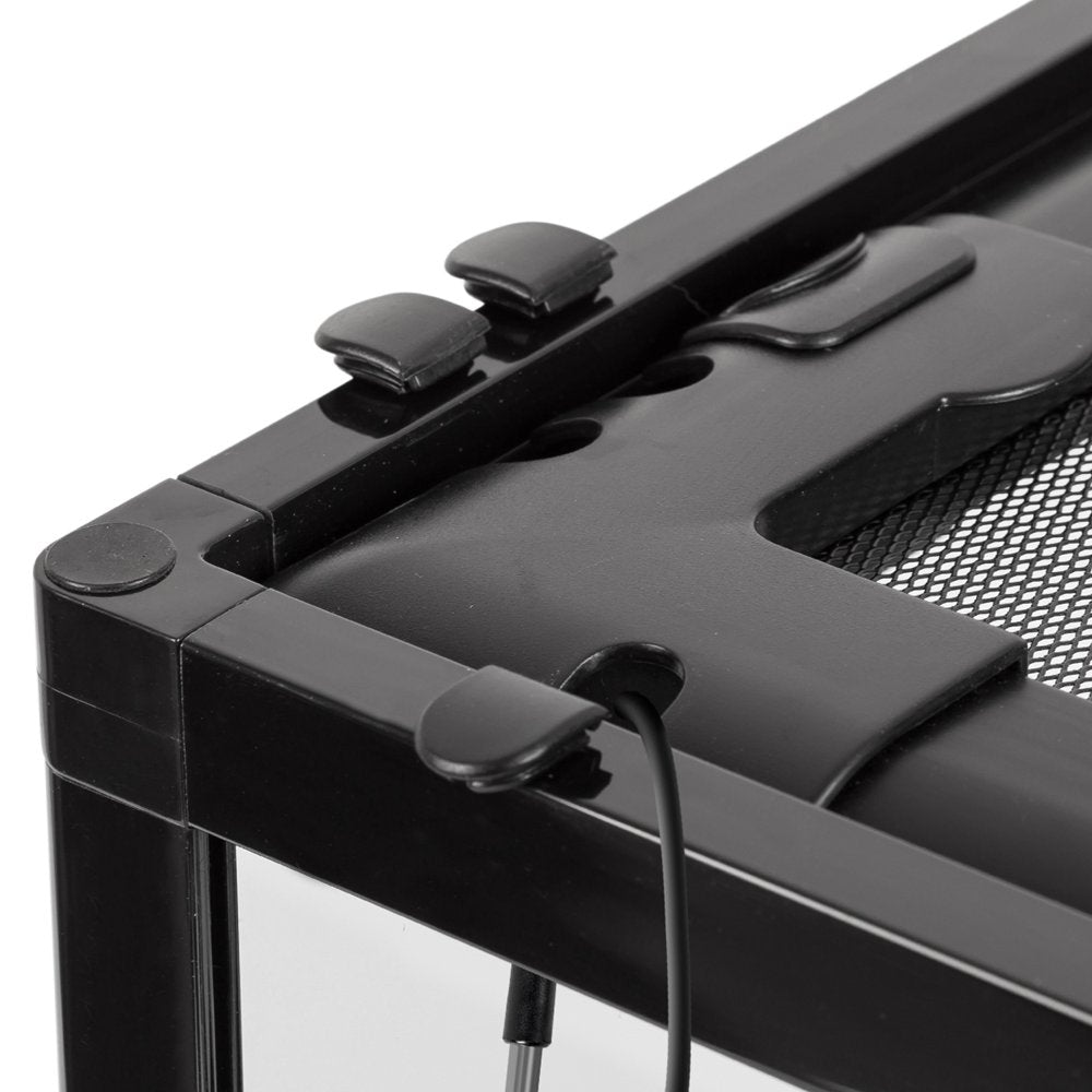 REPTI ZOO 24 Gallon Full Glass Terrarium for Reptiles and Amphibians Animals & Pet Supplies > Pet Supplies > Small Animal Supplies > Small Animal Habitat Accessories REPTIZOO