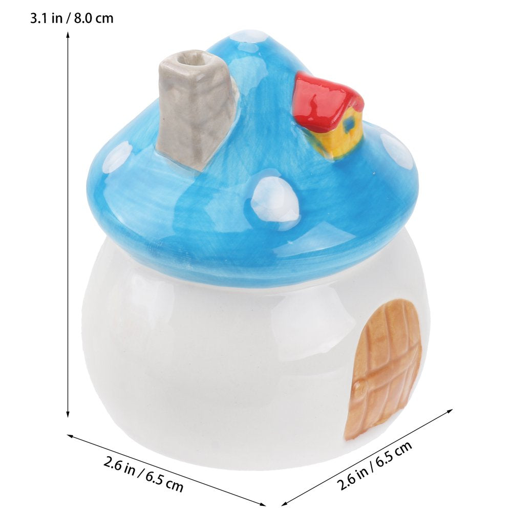 Hemoton Lovely Hamster House Ceramic Hideout Hut Small Animals Nesting Habitat Cage Animals & Pet Supplies > Pet Supplies > Small Animal Supplies > Small Animal Habitats & Cages Hemoton