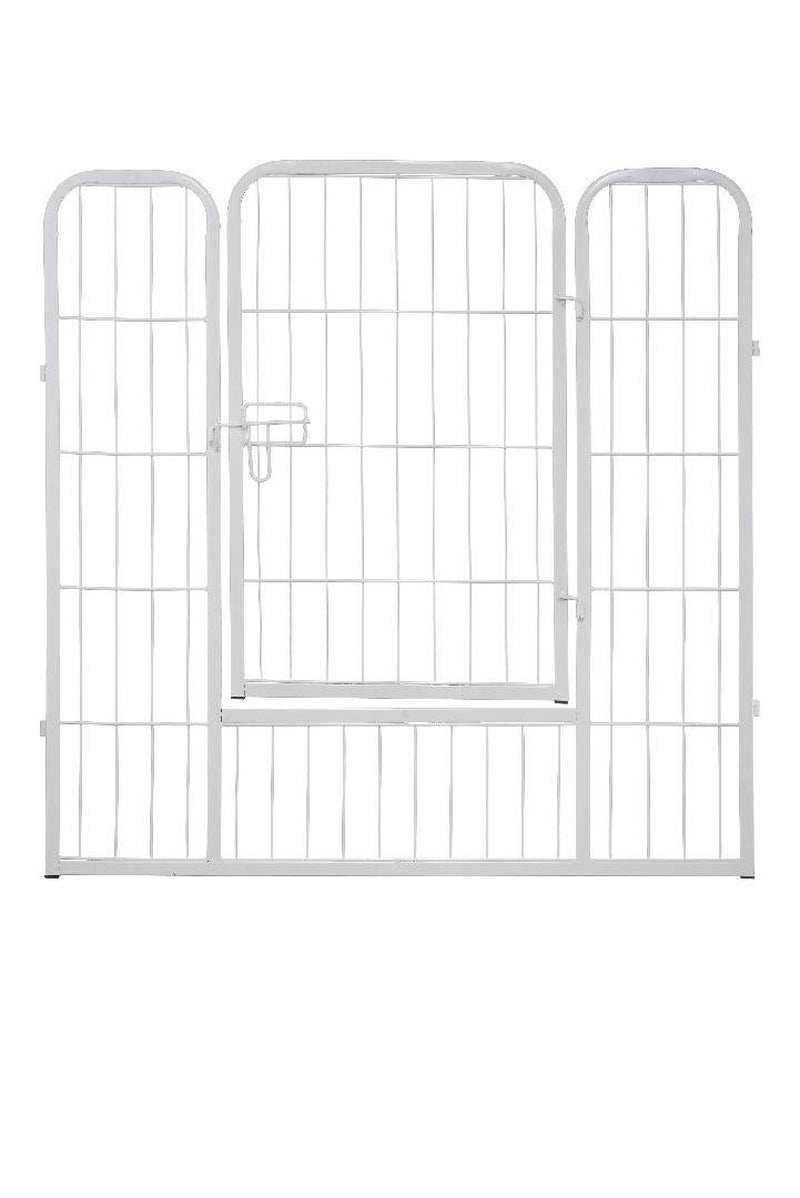 AFANQI One Door White Dog Playpen, 31" X 31" Dog Fence, Exercise Pen for Large/Medium/Small Dogs and Cats, Pet Puppy Playpen for RV, Camping, Yard Animals & Pet Supplies > Pet Supplies > Dog Supplies > Dog Kennels & Runs AFANQI