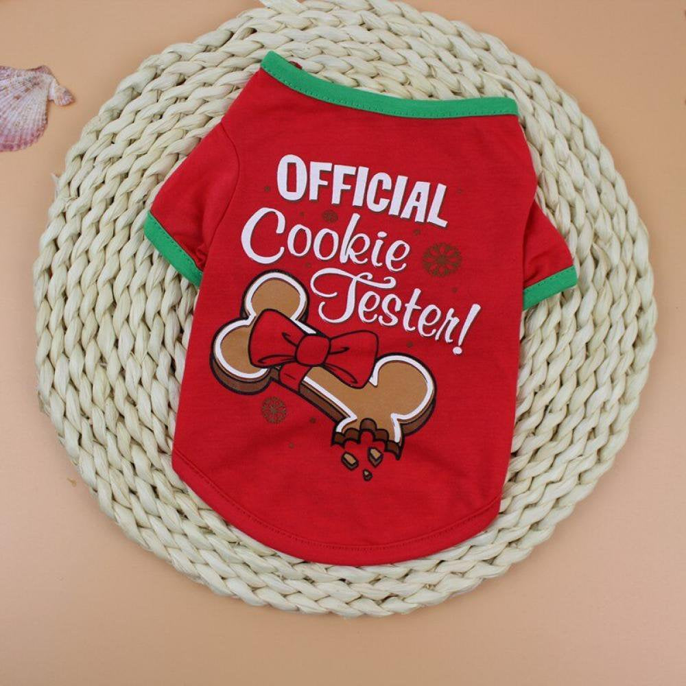 Promotion Clearance!Pet Dog Clothes Christmas Costume Cute Cartoon Clothes for Small Dog Dress Xmas Apparel Animals & Pet Supplies > Pet Supplies > Dog Supplies > Dog Apparel EleaEleanor L E