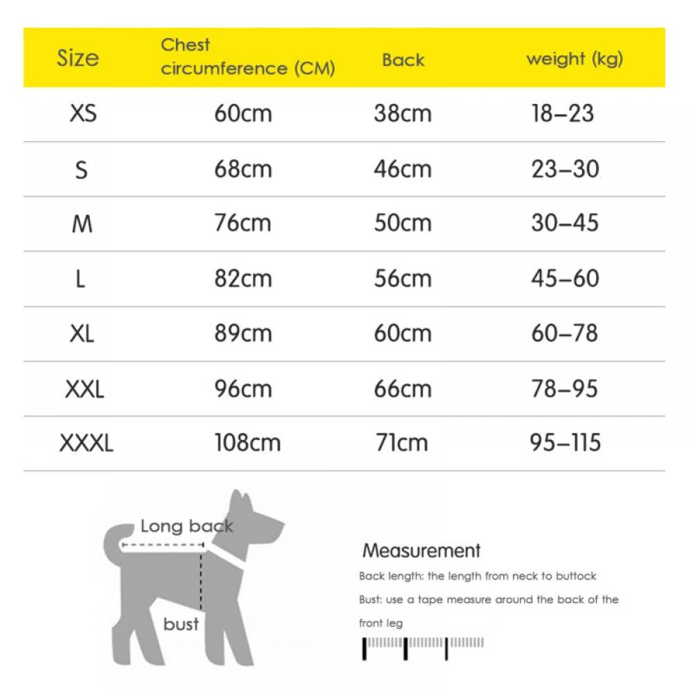 Dog Pajamas Jumpsuit for Medium Large Dogs,Lightweight Dog Pjs Clothes Apparel Onesies,Shirt for Large Size Dogs after Surgery, Full Belly Animals & Pet Supplies > Pet Supplies > Dog Supplies > Dog Apparel Vision