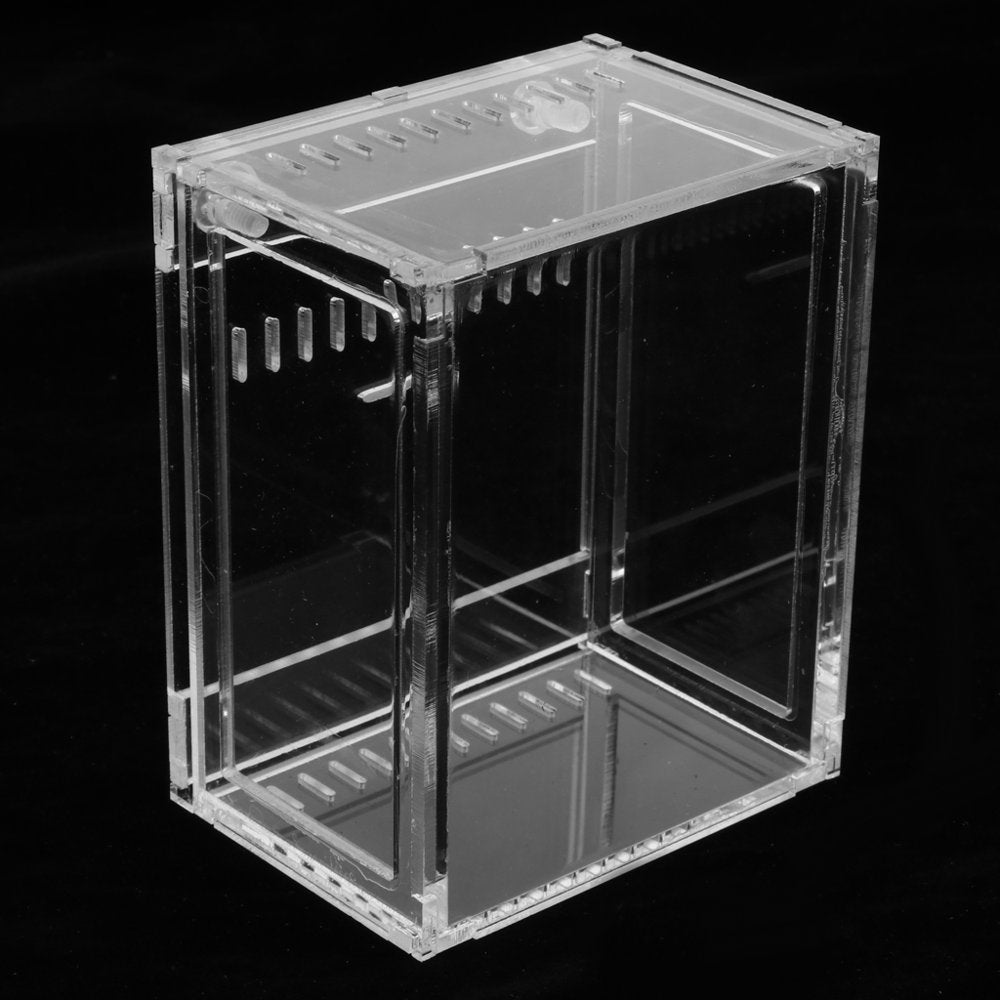 Reptile Terrarium Amphibian Habitat for Houses Acrylic Box Clear Animals & Pet Supplies > Pet Supplies > Reptile & Amphibian Supplies > Reptile & Amphibian Habitats SunniMix