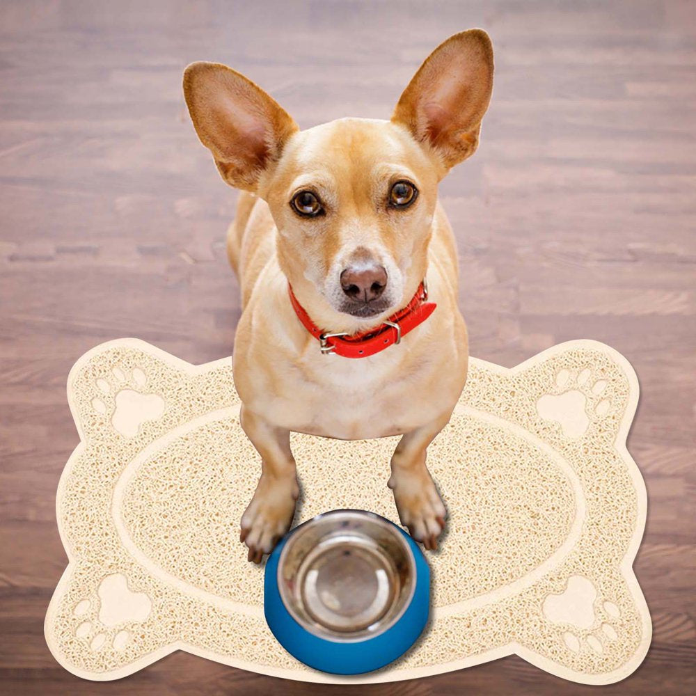 Cat Litter Mat Kitty Litter Trappings Mat for Litter Boxes Kitty Litter Mat to Trap Mess Scatter Control Washable Indoor Pet Rug and Carpet Animals & Pet Supplies > Pet Supplies > Cat Supplies > Cat Litter Box Mats Cat Litter Pads Beige