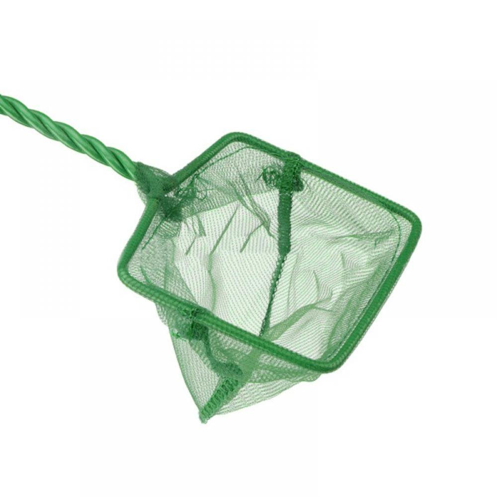 Spdoo Aquarium Fish Net Aqua Green Quick Catch Mesh Wire Net Aquarium Net Fine Mesh Small Fish Catch Nets with Plastic Handle Safe for All Fish – 4 Inches Animals & Pet Supplies > Pet Supplies > Fish Supplies > Aquarium Fish Nets Spdoo
