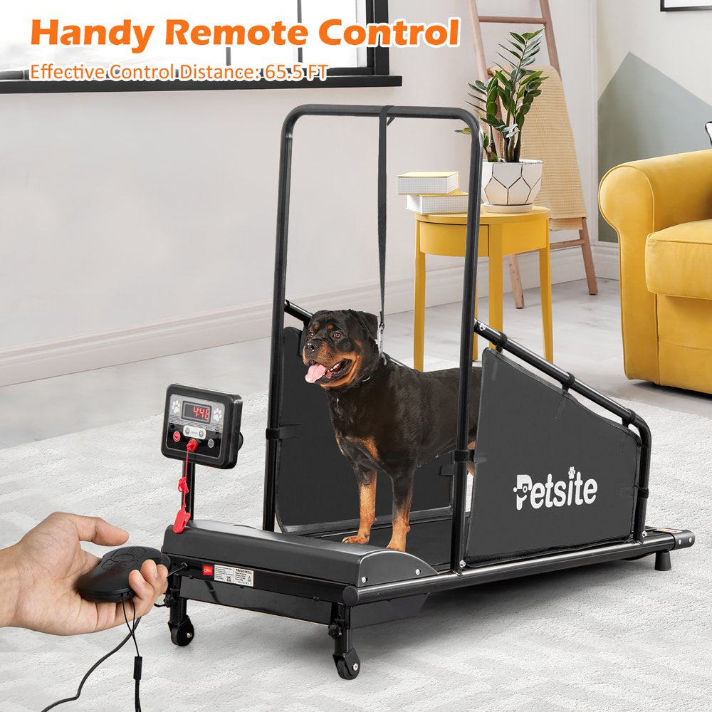 Petsite Pet Treadmill Indoor Exercise for Dogs Pet Exercise Equipment W/ Remote Control Animals & Pet Supplies > Pet Supplies > Dog Supplies > Dog Treadmills Costway