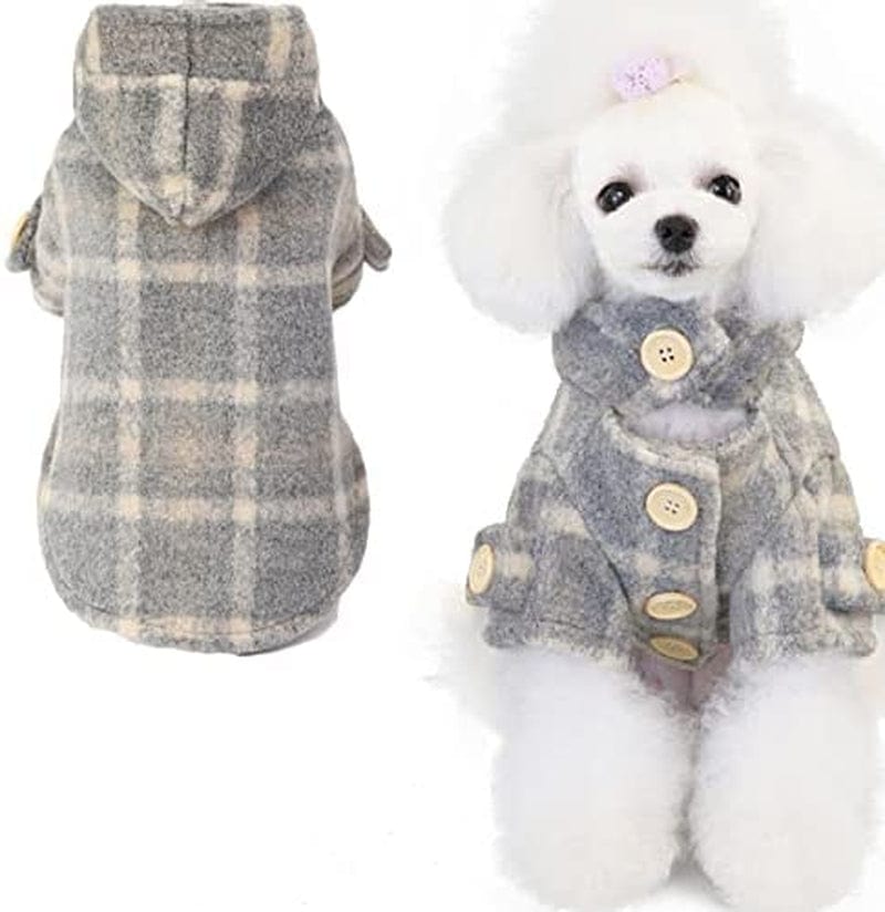 BADALO Pet Plaid Clothes Winter Pet Jacket Suit for Small Medium Dogs/A/Xxl Code Animals & Pet Supplies > Pet Supplies > Dog Supplies > Dog Apparel BADALO