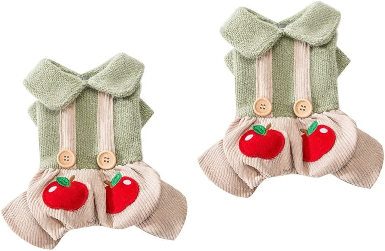 Balacoo 3 Pcs Supply Outfit Dogs Cold Lovely Decorative Pet Puppy Assorted Clothes Soft Accessories Hoodie Winter Jacket Coat Festival Daily Holiday Party Adorable Clothing Doggie Small Animals & Pet Supplies > Pet Supplies > Dog Supplies > Dog Apparel Balacoo 42X30X1cmx2pcs