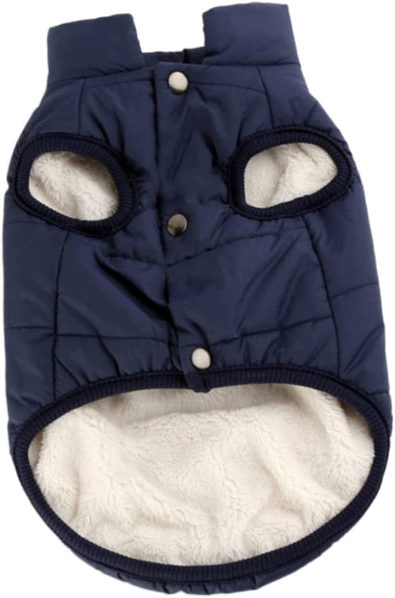 Balacoo Coats Puppy Clothes Mcbling Clothes Puppy Winter Clothes Coat Dog Winter Coat Dog Clothes Cotton Coat Dog'S Clothes Clothing Dog Clothes Winter Cotton-Padded Jacket Navy Pet Animals & Pet Supplies > Pet Supplies > Dog Supplies > Dog Apparel Balacoo Navy XL