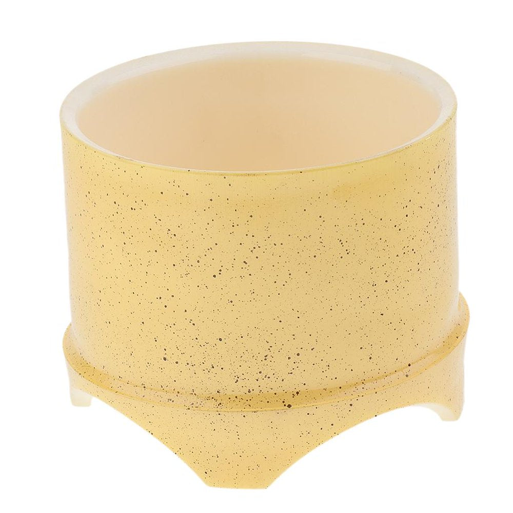 Reptile Food Bowl,Reptile Habitat Breeding Box,For Tortoise, ,Crickets ,Crabs,Other Reptiles Animal or Amphibians (Food Bowl) - Green Animals & Pet Supplies > Pet Supplies > Reptile & Amphibian Supplies > Reptile & Amphibian Food HOMYL Yellow