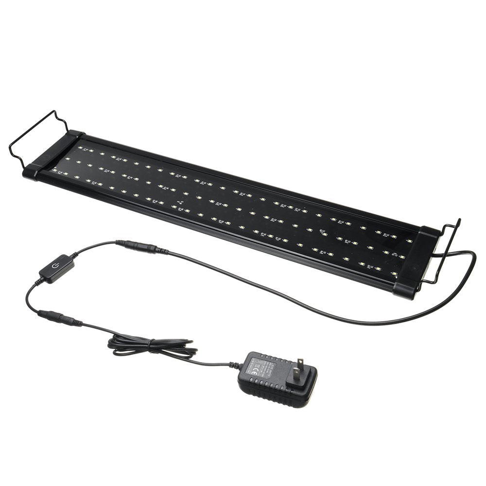 LED Aquarium Plant Light, 18/23/30W Fish Tank Light Fixture with Switch Line, Cool White Aquarium Lighting for Freshwater, 11.8/15.7/23.6/35.4Inch Animals & Pet Supplies > Pet Supplies > Fish Supplies > Aquarium Lighting KWANSHOP 23.6inch 78led