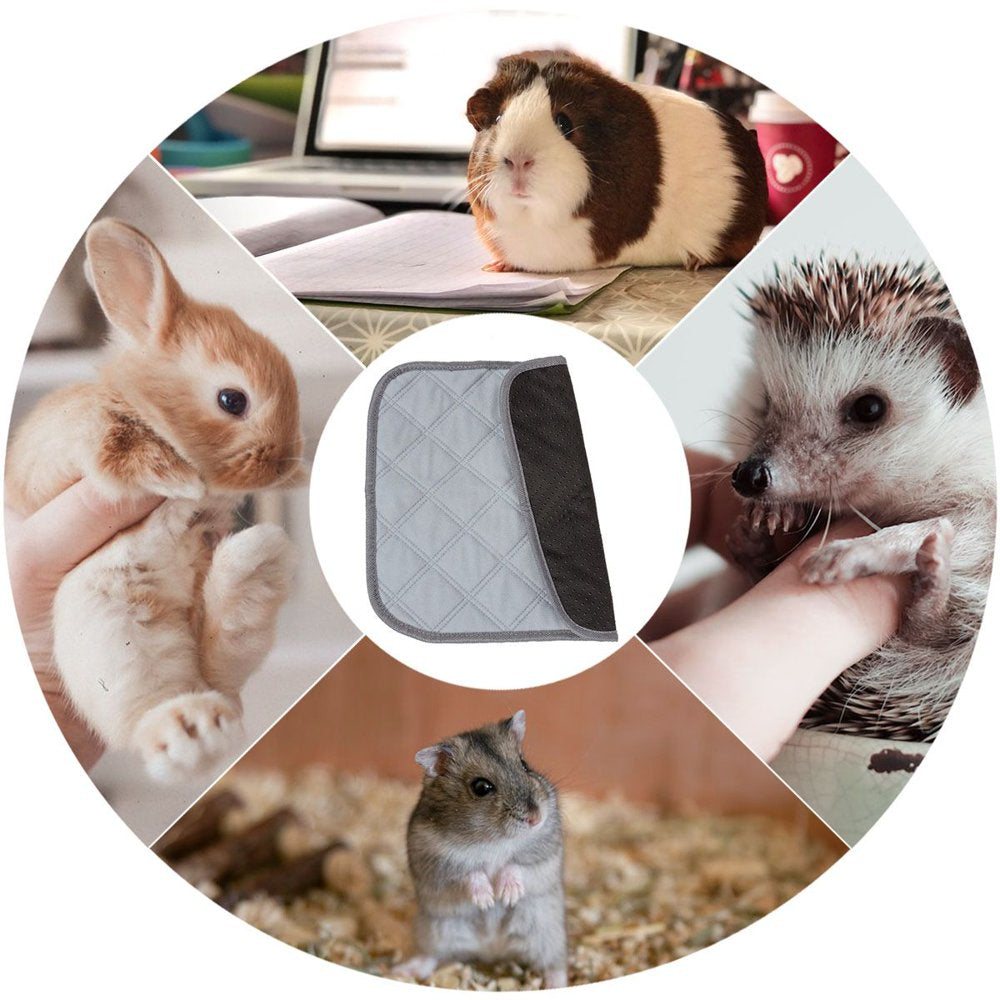 Deago Guinea Pig Cage Liners Washable Pee Pads Waterproof Reusable& anti Slip Guinea Pig Bedding Super Absorbent Pee Pad for Small Animals Animals & Pet Supplies > Pet Supplies > Small Animal Supplies > Small Animal Bedding Deago