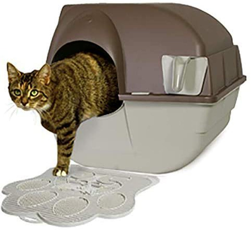 Omega Paw Elite Roll 'N Clean Self Clean Litter Box & Litter Trapping Mat Animals & Pet Supplies > Pet Supplies > Cat Supplies > Cat Litter Box Mats Omega Paw