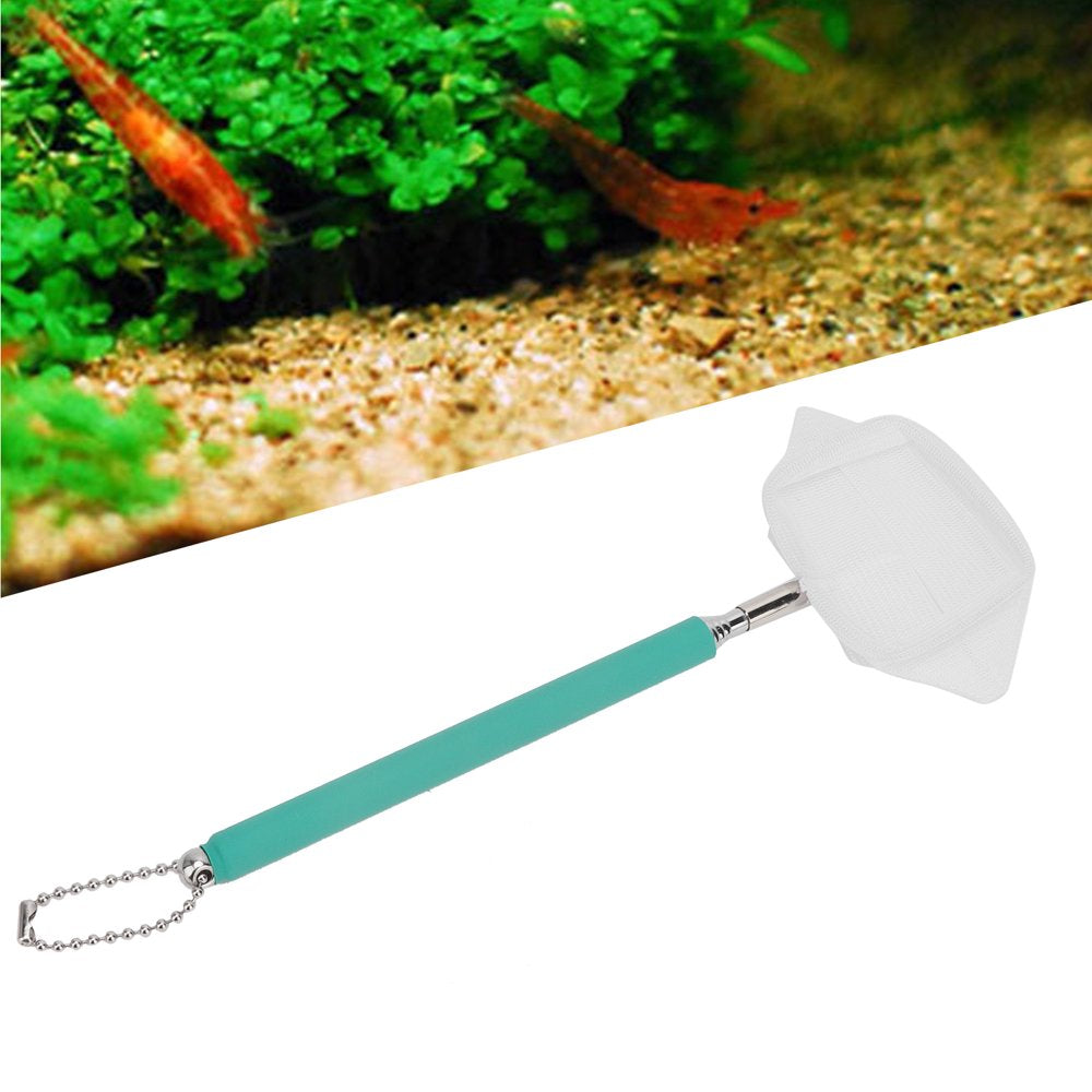 OTVIAP Nylon Scoop Net,Aquarium Fish Tank Net Square Stainless Steel Telescopic Lightweight Nylon Shrimp Catch Net,Aquarium Fish Net Animals & Pet Supplies > Pet Supplies > Fish Supplies > Aquarium Fish Nets OTVIAP